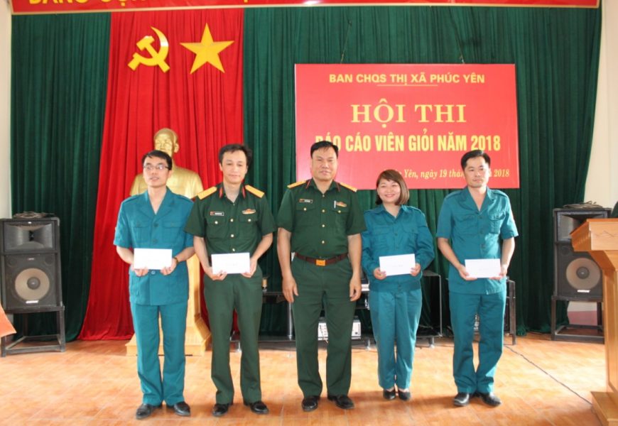 Hội thi báo cáo viên giỏi năm 2018