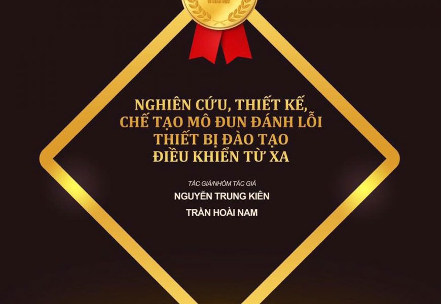 Đoàn trường Cao đẳng nghề Việt Xô số 1 vinh dự đạt giải thưởng  “Tri thức trẻ vì giáo dục” năm 2019