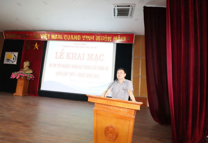 Khai mạc kỳ thi tốt nghiệp trình độ trung cấp khóa 43 (GDTX cấp THPT + Trung cấp) năm 2022