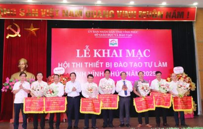 KHAI MẠC HỘI THI THIẾT BỊ ĐÀO TẠO TỰ LÀM TỈNH VĨNH PHÚC NĂM 2025