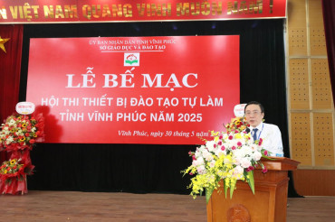 The Vinh Phuc Province 2025 Self-Made Training Equipment Contest has concluded. The Vinh Phuc Province 2025 Self-Made Training Equipment Contest has concluded.