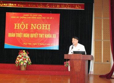 Conference on disseminating the Resolution of the 7th Plenum of the 12th Party Central Committee. Conference on disseminating the Resolution of the 7th Plenum of the 12th Party Central Committee.