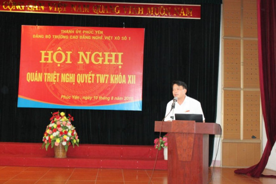 Conference on disseminating the Resolution of the 7th Plenum of the 12th Party Central Committee. Conference on disseminating the Resolution of the 7th Plenum of the 12th Party Central Committee.