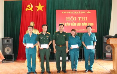 Hội thi báo cáo viên giỏi năm 2018