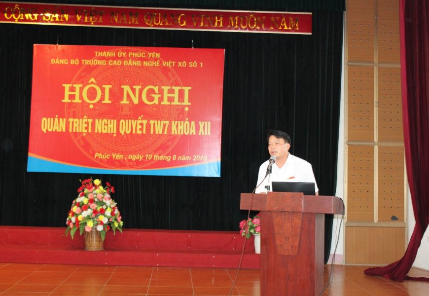 Hội nghị quán triệt Nghị quyết Trung ương 7 khóa XII