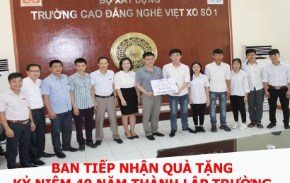 Danh sách ban tiếp nhận quà tặng kỷ niệm 40 thành lập trường