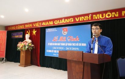 Lễ mít tinh kỷ niệm 88 năm ngày thành lập đoàn TNCS Hồ Chí Minh 26/3/1931 – 26/3/2019