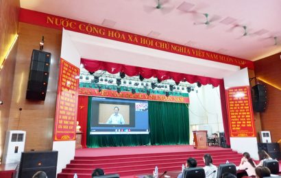 Trường Cao đẳng nghề Việt Xô số 1 tham dự Hội nghị trực tuyến nghiên cứu, quán triệt Nghị quyết Hội nghị TW5
