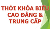 Thời khóa biểu năm học 2024-2025