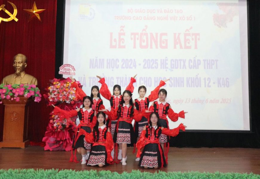 Lễ Tổng kết năm học 2024- 2025 hệ GDTX cấp THPT và trưởng thành cho học sinh khối 12 – K46