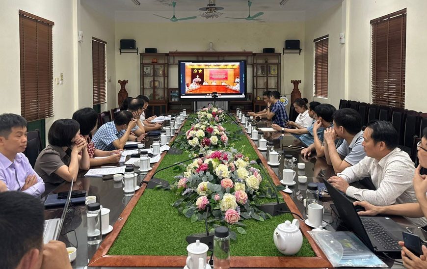 HỘI NGHỊ TRỰC TUYẾN TỔNG KẾT NHIỆM KỲ 2020 – 2025 VÀ QUÁN TRIỆT, TRIỂN KHAI THỰC HIỆN CHỈ ĐẠO  CỦA ĐỒNG CHÍ TỔNG BÍ THƯ TÔ LÂM VỀ CÔNG TÁC  KIỂM TRA, GIÁM SÁT, KỶ LUẬT CỦA ĐẢNG